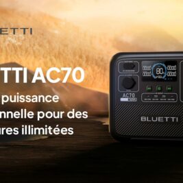 BLUETTI conquiert encore une fois l’Europe avec sa centrale électrique portable AC70