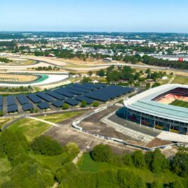 Le stade Marie Marvingt se transforme en centrale solaire