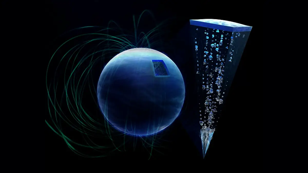 Espace: une pluie de diamants dans les géants de glace