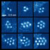 Première imagerie directe de petits amas de gaz rares à température ambiante