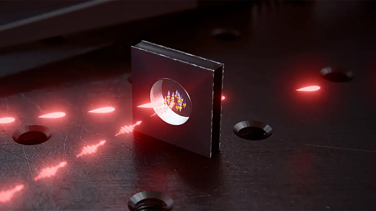 Mémoire quantique miniature pouvant être produite en masse