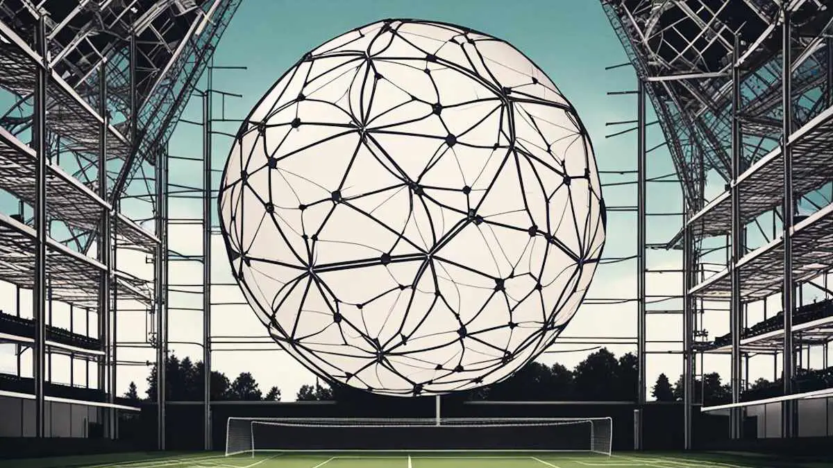 La construction en forme de ballon de football à partir de matériaux semi-conducteurs 2D