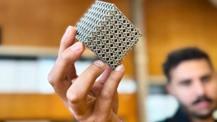 Une structure en titane imprimée en 3D présente une résistance surnaturelle