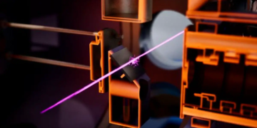 Expérience inédite de refroidissement du positronium par laser à CERN