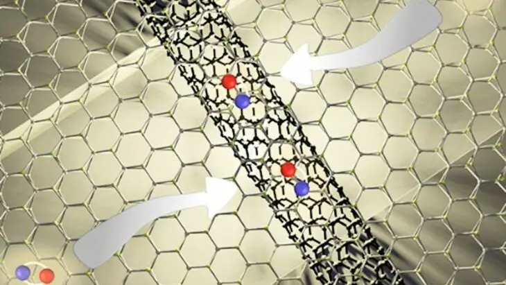 Une "antenne" en 2D stimule l'émission de lumière à partir de nanotubes de carbone