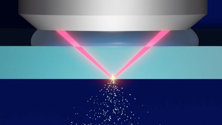 Un laser crée des trous de 67 nm dans du verre