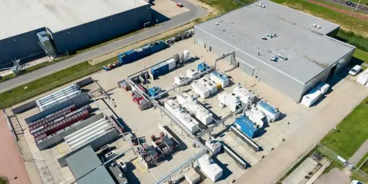 la première installation de production d'e-méthanol du Benelux