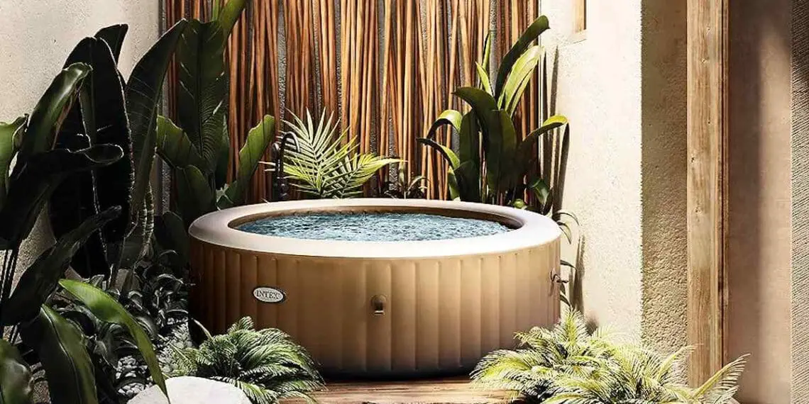 Spa gonflable Intex Pure Spa Sahara 4 places bulles | Le luxe chez soi