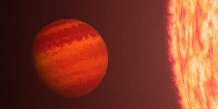 Une planète rare survit à l'énergie d'une géante rouge 