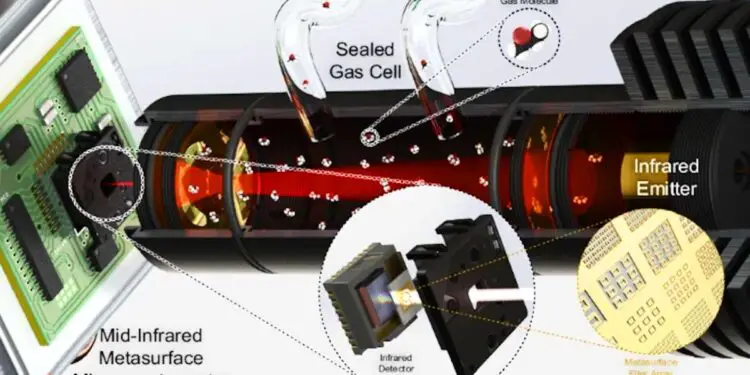 Un microspectromètre de 1 cm3 pour détecter les gaz toxiques