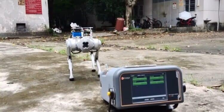 Un robot quadrupède "renifle" les gaz dangereux dans des environnements inaccessibles