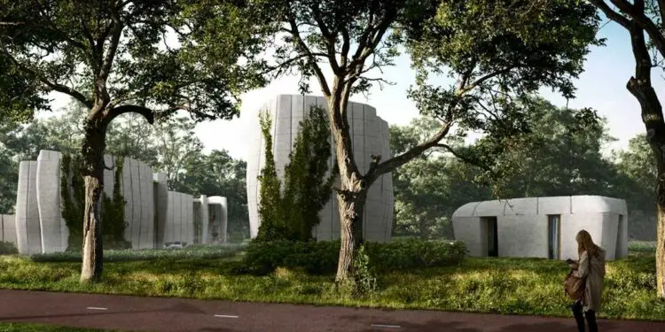 Eindhoven : quatre nouvelles maisons imprimées en 3D prêtes pour 2025
