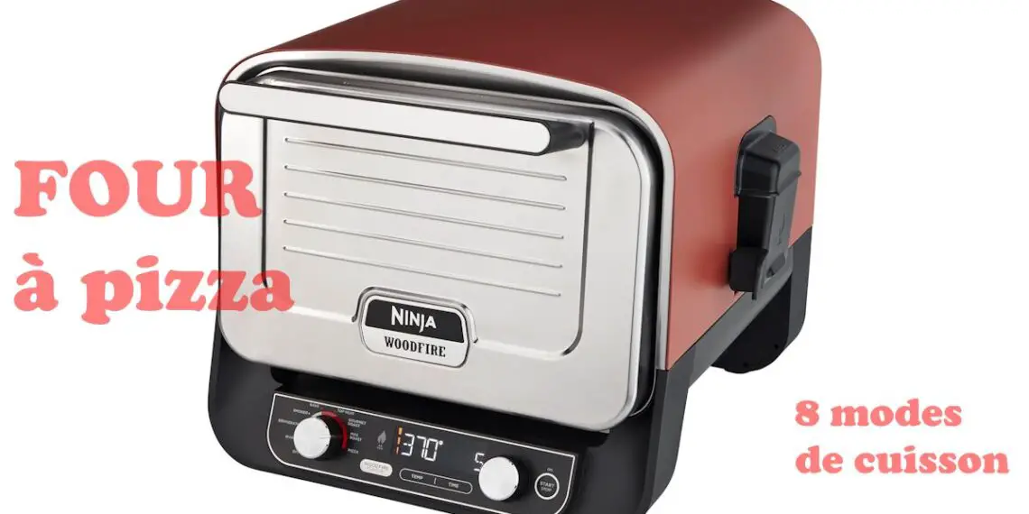 Four à pizza et fumoir Ninja Woodfire 8 en 1 pour une cuisson parfaite