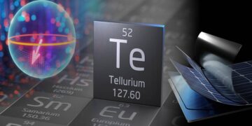 Le tellure révèle sa nature d'isolant topologique unidimensionnel
