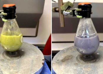 Un moyen de recycler un réactif commun utilisé dans les réactions de chimie de synthèse