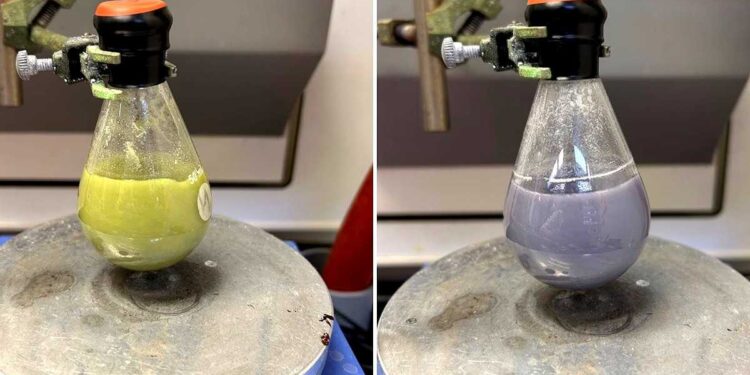 Un moyen de recycler un réactif commun utilisé dans les réactions de chimie de synthèse