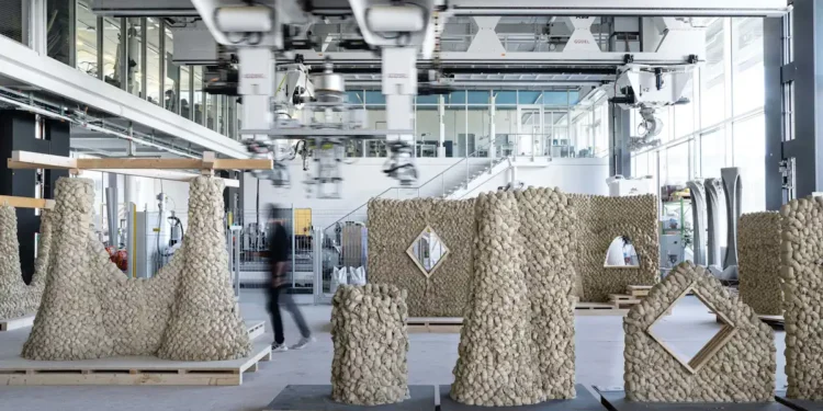 Innovation suisse : l'impression par impact construit des maisons en terre rapido 