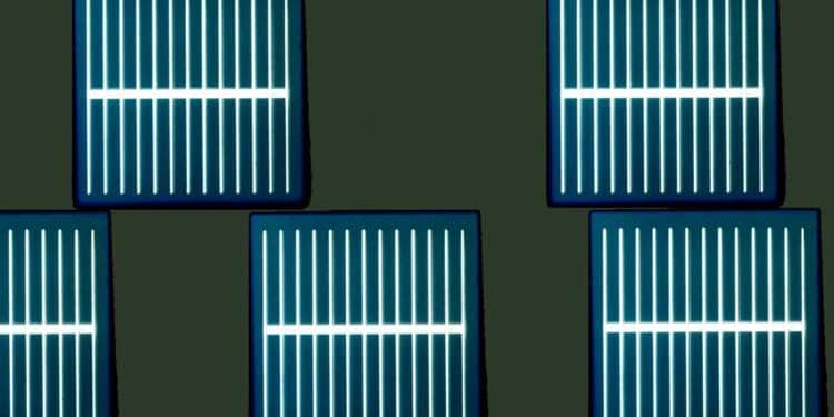 Nouveau record de rendement pour une cellule solaire photovoltaïque tandem