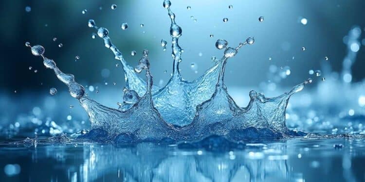 Observation inédite de la formation de l'eau à l'échelle nanométrique