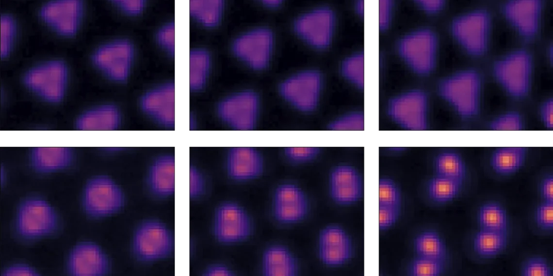Des scientifiques capturent des images de cristaux de molécules d'électrons