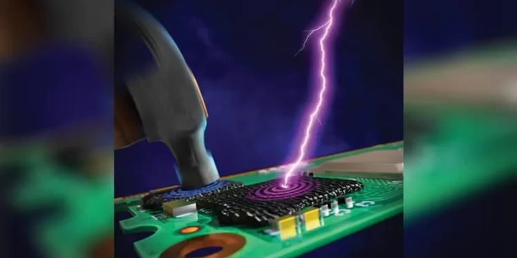 Une mousse imprimée en 3D qui protège les circuits électroniques sensibles