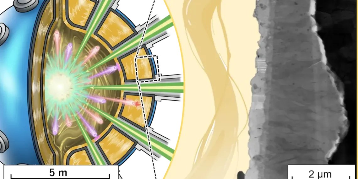 Des alliages supportent un écoulement de métal liquide à 600 °C ressemblant à un environnement de couverture de fusion.