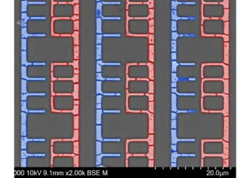 Trois métaux (indium, bismuth, étain) s'auto-assemblent en composants électroniques