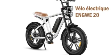 ENGWE M20 : quand le vélo électrique (750 watts) renoue avec l'esprit des motos des années 60