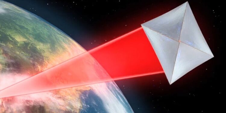 Caltech développe une plateforme test pour les futures voiles spatiales laser