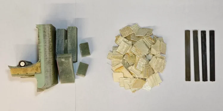 Des chercheurs recyclent les matériaux des pales d'éoliennes pour fabriquer des plastiques améliorés