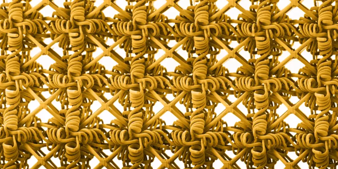 Les ingénieurs du MIT impriment des "métamatériaux" synthétiques à la fois solides et extensibles