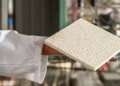 Des matériaux poreux capturant avec efficacité le formaldéhyde sont intégrés dans un filtre pour limiter la pollution de l’air intérieur. O. Gherrak/Ensi Caen