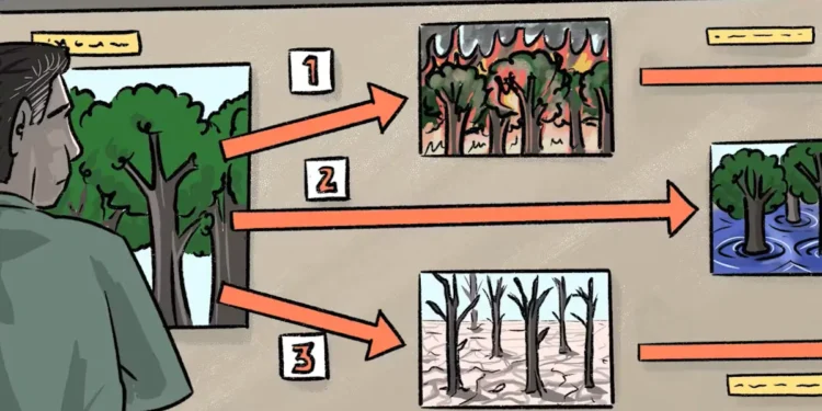 La gestion des forêts et d'autres écosystèmes face à des menaces croissantes nécessite de réfléchir à des scénarios très variés