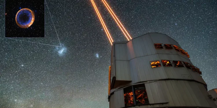 Double détonation : une nouvelle image montre les restes d'une étoile détruite par deux explosions