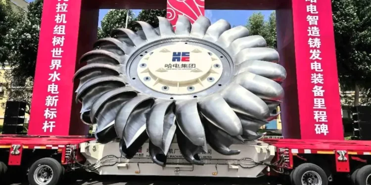 La Chine relève un défi technique majeur avec des turbines hydroélectriques inédites