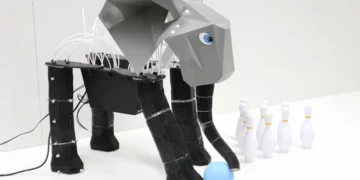 Un robot éléphant conçu avec une méthode d'impression 3D bioinspirée
