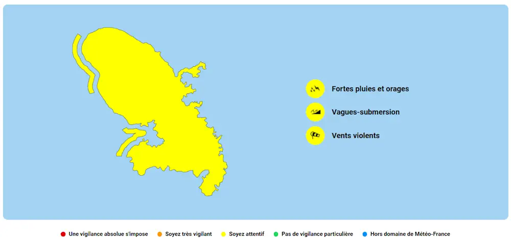 L'onde tropicale active n°21 s'approche de l'arc antillais