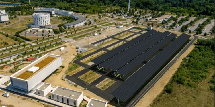 Virya Energy et Tisséo lancent 7 001 m² d’ombrières solaires sur le P+R Oncopole à Toulouse