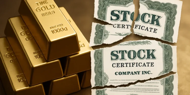 Malgré un sommet historique à 2 962,89 €, l’or pourrait ne plus protéger les investisseurs