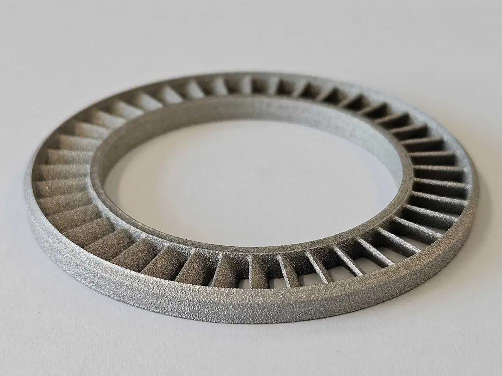 Stator de turbine à haute pression d'un diamètre de 75 mm.