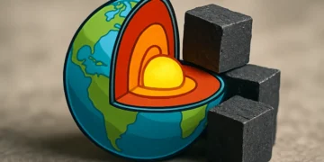 Un taux de carbone de 3,8% au cœur de la Terre expliquerait la formation du noyau solide