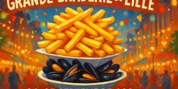 La braderie de Lille 2025 : 500 tonnes de moules et 30 tonnes de frites dégustées en 2 jours