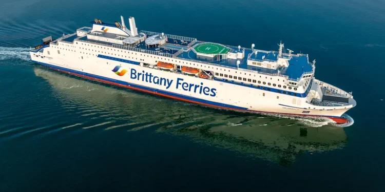 Brittany Ferries : ses navires rejettent 50 % moins de méthane que les normes