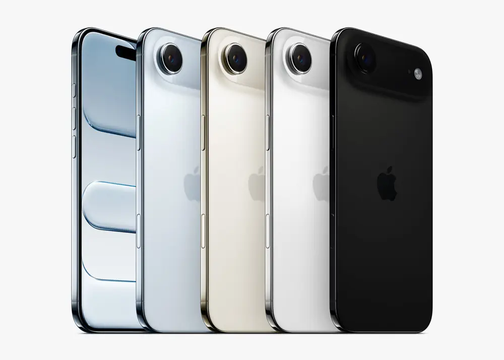 Les 4 coloris de l'iPhone Air 