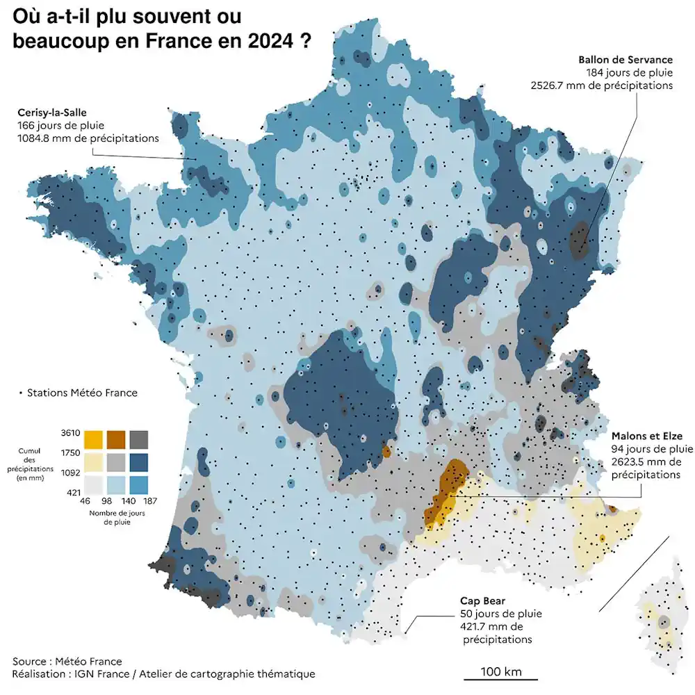 2024, l'une des années les plus pluvieuses du siècle 