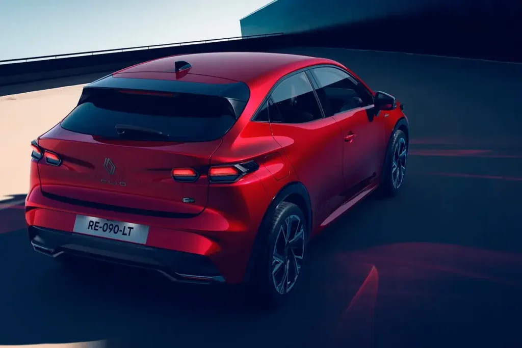 Vue arrière de la Clio 6 - Crédit : Renault