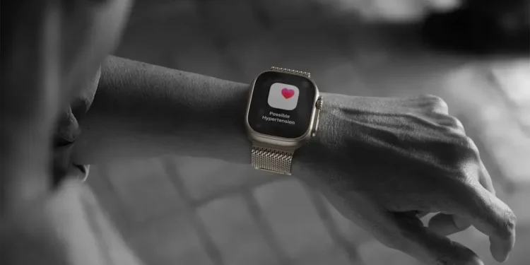 Apple Watch : la fonction hypertension arrive la semaine prochaine dans 150 pays