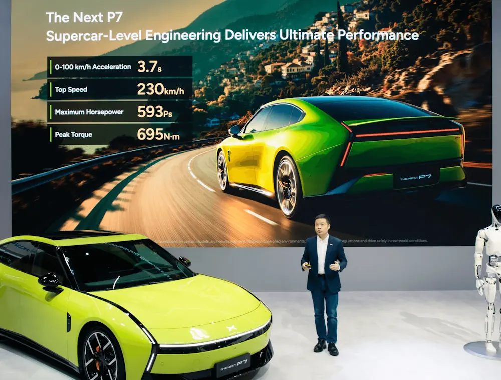 XPeng Next P7 (Nouvelle P7) - Crédit Xpeng