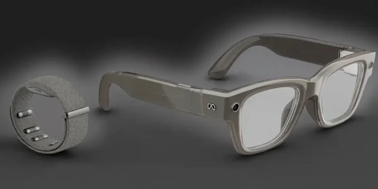 Meta et Ray-Ban misent sur des lunettes à affichage intégré et un bracelet « neuronal »