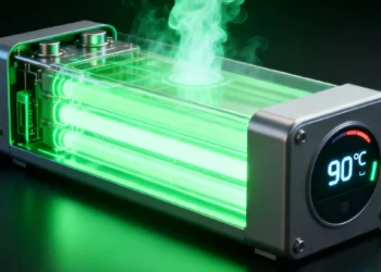 Un hydrogène enfin « domestiqué » : une batterie solide stocke le carburant vert à 90 °C